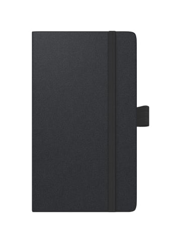 BRUNNEN Taschenkalender 756 Kompagnon 8,7x15,3cm 1 Woche/2 Seiten Baladek schwarz 2026