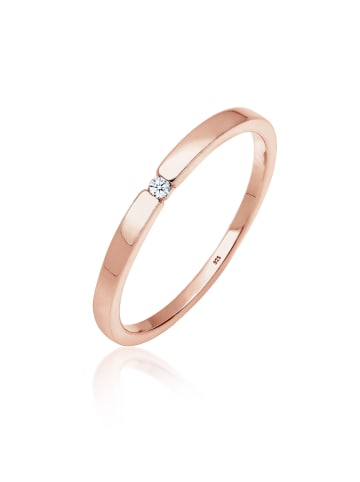 Elli DIAMONDS  Ring 925 Sterling Silber Verlobungsring in Rosegold