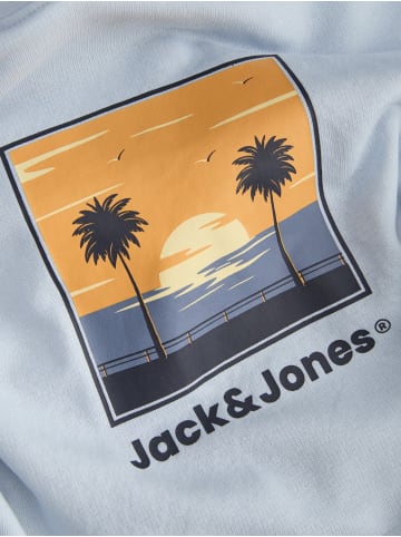 JACK & JONES Junior Kapuzensweatshirt JJPERRY SWEAT HOOD JNR in celestial blue