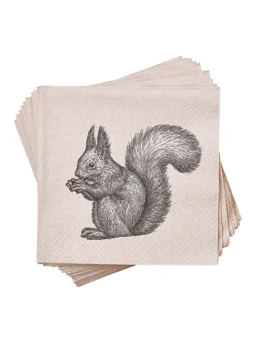 Butlers Papierserviette APRÈS 6er-Set in Beige