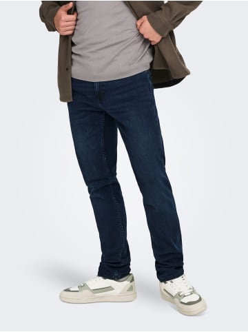 ONLY & SONS Slim Fit Jeans in Blue Black Denim 1