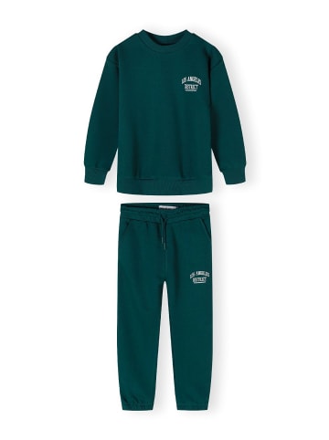 Minoti 2tlg. Set: Jogginganzug 23fleece204 in dunkelgrün