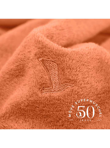 Möve Handtuch Superwuschel - Limited Edition in apfelsine