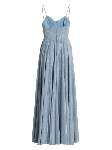 HEY KYLA Abendkleid in hellblau silber - 0002