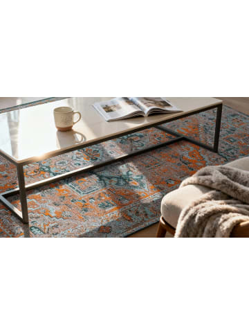 Louis de Poortere Teppich Bronzigreen in Multicolor