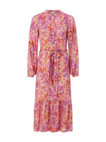Rich & Royal Printed Midi Dress in Soft Orchid