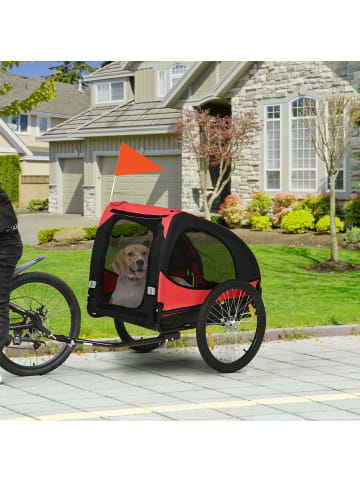 Pawhut Hundeanhänger 140L x 71B x 83H cm