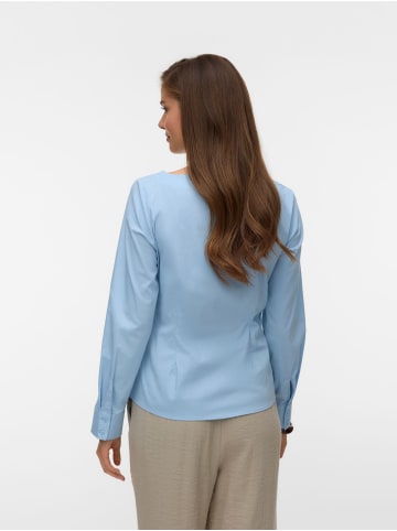 Vero Moda Popelin Hemd in Cashmere Blue