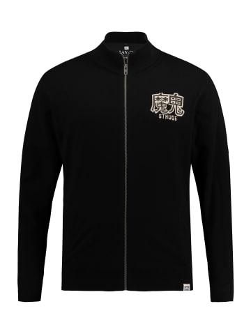 STHUGE Strickjacke in schwarz