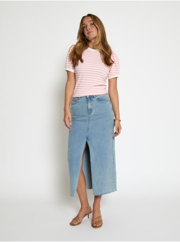 minus T-Shirt in Orchid Pink stripe