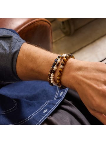Amor Armband Edelstahl in Braun