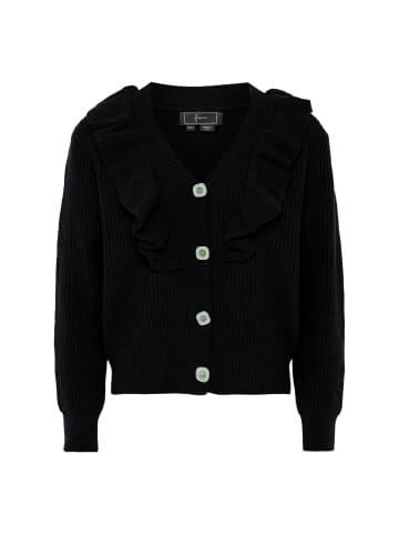 caspio Damen Strick Cardigan in SCHWARZ