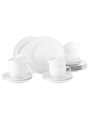 Seltmann Weiden 18-tlg. Kaffeeservice Rondo/Liane in in weiß