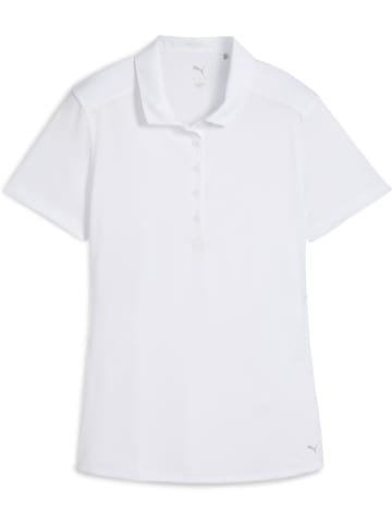 Puma Polo "W Pure 2.0 SS Polo" in Weiß