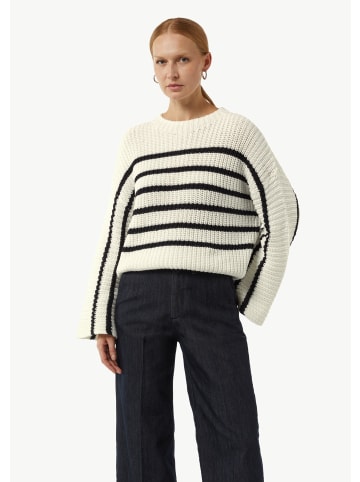 comma Strickpullover langarm in Weiß