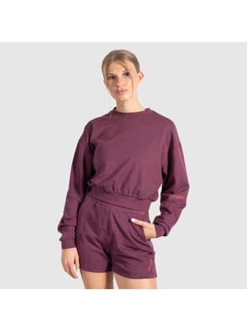 SMILODOX Crop Sweatshirt Althea in Violett