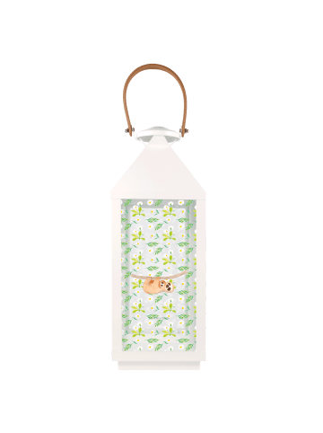 Mr. & Mrs. Panda Laterne Faultier Kind ohne Spruch in Transparent