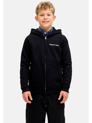 JACK & JONES Junior Sweatjacke 'Norrebro' in schwarz