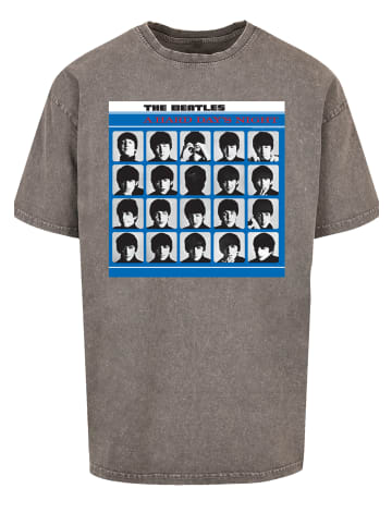 F4NT4STIC Oversize T-Shirt The Beatles Retro in Asphalt