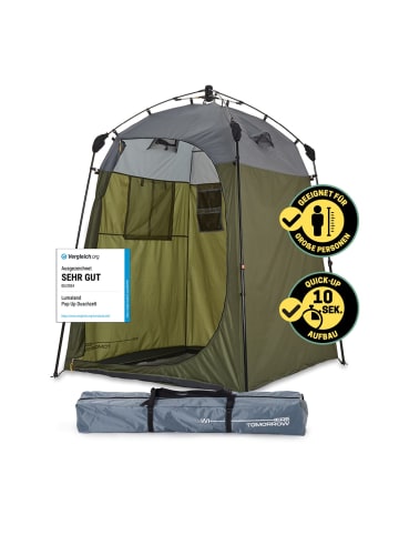 Where Tomorrow Pop Up Duschzelt 155x155x220cm grün  grün