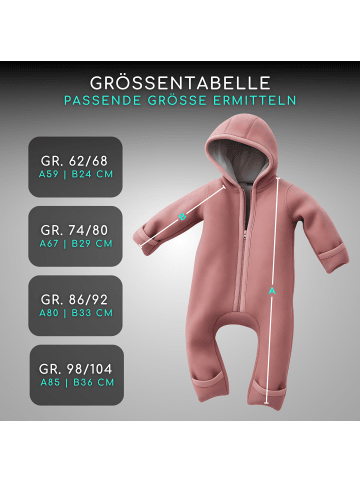 ALAVYA HOME Walkoverall Bio-Schurwolle - Pastel Rosa