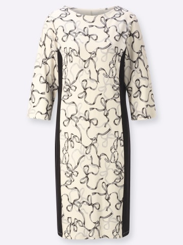 WITT WEIDEN Jersey-Kleid in champagner-graphit-bedruckt