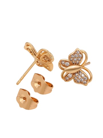 faina Women Stud Earrings in Rose Gold