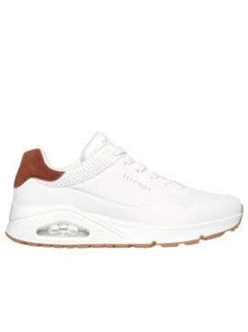Skechers Freizeit Schnürer für Herren in weiß in weiß
