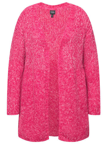 Ulla Popken Strickjacke in rot pink