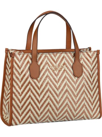 Guess Handtasche Silvana 2 Compartment in Cognac