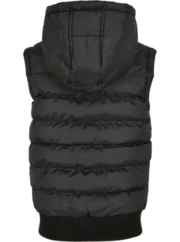 Urban Classics Urban Classics Herren Boys Small Bubble Hooded Vest in black/black