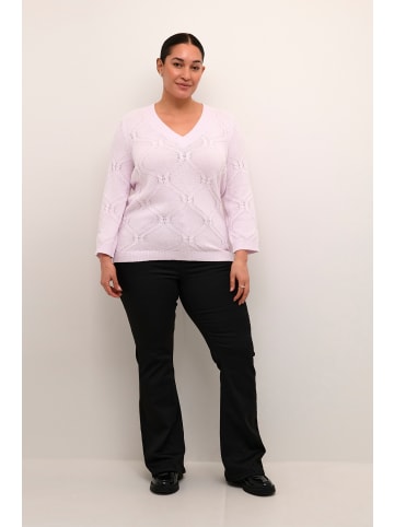 KAFFE curve Strickpullover KCcarlie in Lilac Snow