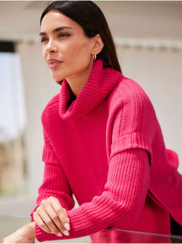 Heine Rollkragenpullover in pink
