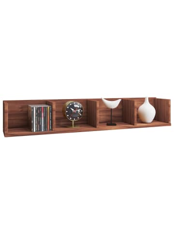 VCM  Holz Wandregal Hängeregal Wandboard Regal Honsa in Kern-Nussbaum