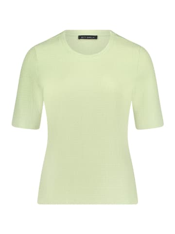 Betty Barclay Strukturshirt mit Rundhalsausschnitt in Foam Green