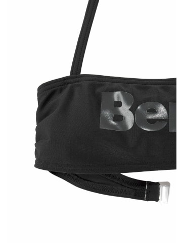 Bench Bandeau-Bikini in schwarz-grau