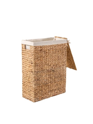 CALICOSY Wäschekorb MAYA in Beige - (W)21 x (H)60 x (L)45 cm