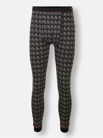 WITT WEIDEN Hose lang in schwarz-bedruckt