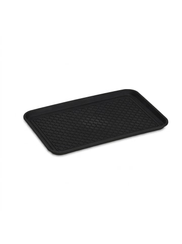 relaxdays 3 x Schuhabtropfschale in Schwarz - (B)60 x (H)3 x (T)40 cm