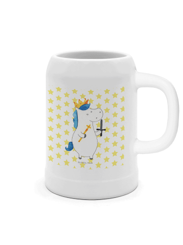 Mr. & Mrs. Panda Seidel Einhorn König mit Schwert ohne Spruch in Weiß