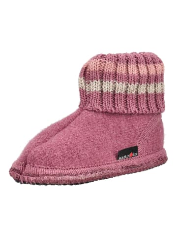 HAFLINGER Hausschuhe HÜTTENSCHUH PAUL HÜTTENSCHUH PAUL in Rose