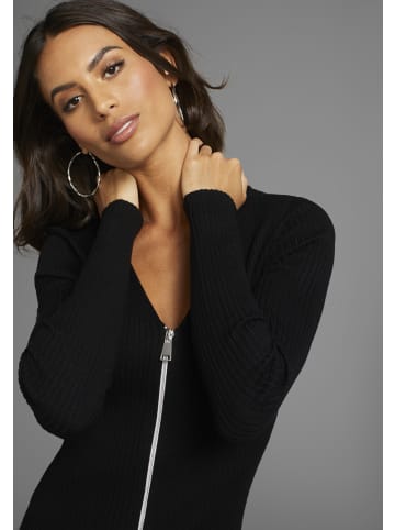 Laura Scott Longstrickjacke in schwarz