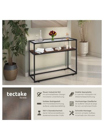 tectake Beistelltisch Kilkenny 100x41x80,5cm