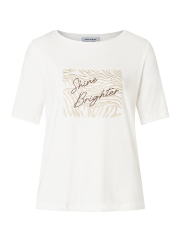 More & More Kurzarmshirt in off white
