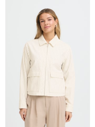 Fransa Jacke FRINEZ Regular fit in CHOCOLATE STRIPE