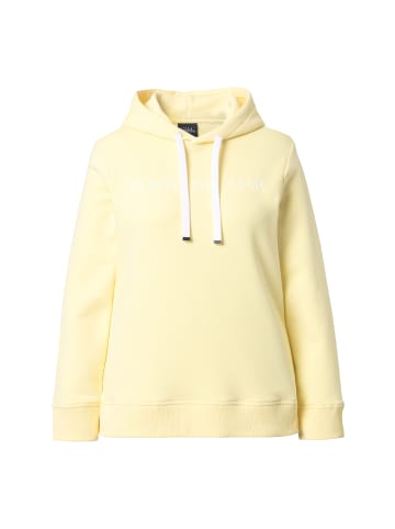 Ulla Popken Sweatshirt in blassgelb