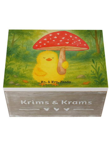Mr. & Mrs. Panda Aufbewahrungsbox Küken Fliegenpilz Design ohne ... in Weiß