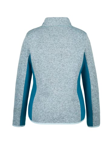 Ulla Popken Sweatjacke in eisblau