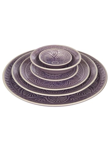 Butlers Teller SUMATRA 2er-Set in Violett