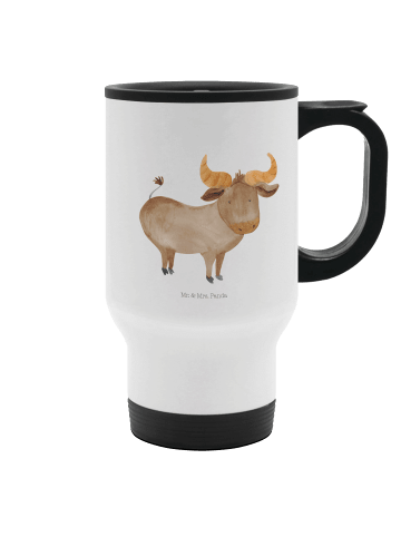 Mr. & Mrs. Panda thermosbecher Sternzeichen Stier ohne Spruch in Weiß